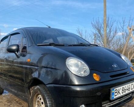 Черный Дэу Матиз, объемом двигателя 0.8 л и пробегом 187 тыс. км за 1500 $, фото 1 на Automoto.ua
