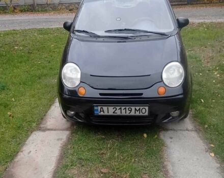 Черный Дэу Матиз, объемом двигателя 0.8 л и пробегом 190 тыс. км за 2500 $, фото 1 на Automoto.ua