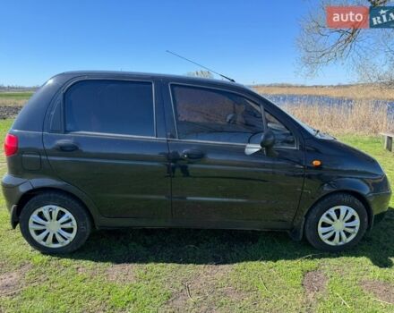 Черный Дэу Матиз, объемом двигателя 0.8 л и пробегом 120 тыс. км за 3500 $, фото 1 на Automoto.ua