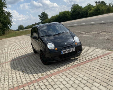 Чорний Деу Матіз, об'ємом двигуна 0.8 л та пробігом 100 тис. км за 1750 $, фото 1 на Automoto.ua