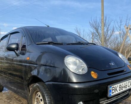 Черный Дэу Матиз, объемом двигателя 0.8 л и пробегом 187 тыс. км за 1500 $, фото 1 на Automoto.ua
