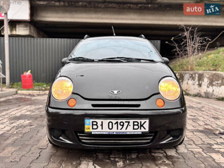 Черный Дэу Матиз, объемом двигателя 0.8 л и пробегом 82 тыс. км за 2800 $, фото 1 на Automoto.ua