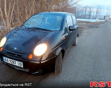 Черный Дэу Матиз, объемом двигателя 8 л и пробегом 130 тыс. км за 2200 $, фото 1 на Automoto.ua
