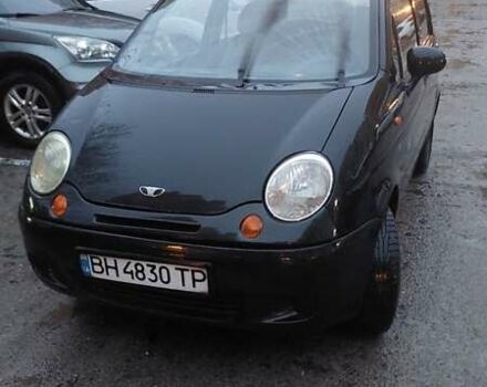 Черный Дэу Матиз, объемом двигателя 0.8 л и пробегом 100 тыс. км за 2400 $, фото 1 на Automoto.ua