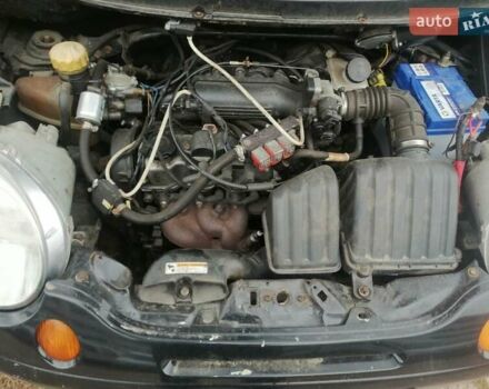 Черный Дэу Матиз, объемом двигателя 0.8 л и пробегом 199 тыс. км за 1300 $, фото 1 на Automoto.ua