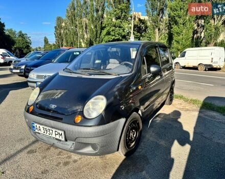 Черный Дэу Матиз, объемом двигателя 0.8 л и пробегом 152 тыс. км за 950 $, фото 1 на Automoto.ua