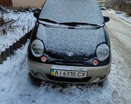 Черный Дэу Матиз, объемом двигателя 1 л и пробегом 100 тыс. км за 2500 $, фото 1 на Automoto.ua