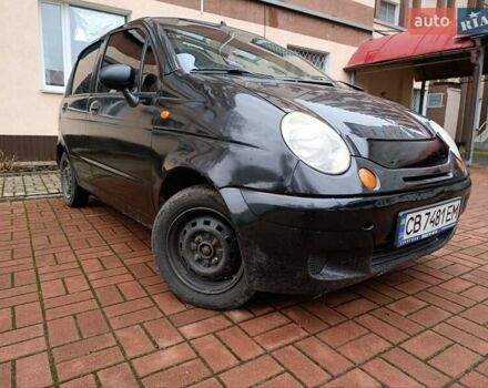 Черный Дэу Матиз, объемом двигателя 0.8 л и пробегом 159 тыс. км за 1800 $, фото 1 на Automoto.ua