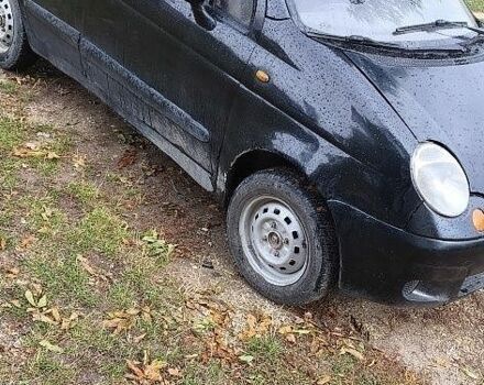 Черный Дэу Матиз, объемом двигателя 0.8 л и пробегом 215 тыс. км за 1003 $, фото 1 на Automoto.ua