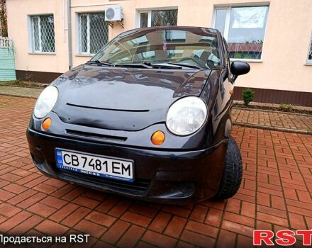 Черный Дэу Матиз, объемом двигателя 0.8 л и пробегом 158 тыс. км за 2500 $, фото 1 на Automoto.ua