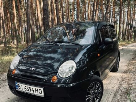 Черный Дэу Матиз, объемом двигателя 0.8 л и пробегом 95 тыс. км за 2250 $, фото 1 на Automoto.ua