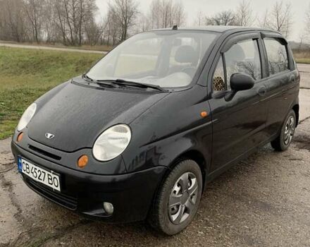 Черный Дэу Матиз, объемом двигателя 0.8 л и пробегом 141 тыс. км за 2400 $, фото 1 на Automoto.ua