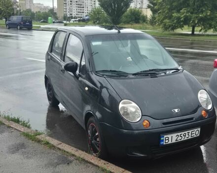 Черный Дэу Матиз, объемом двигателя 0.8 л и пробегом 174 тыс. км за 2610 $, фото 1 на Automoto.ua