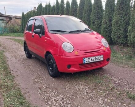 Красный Дэу Матиз, объемом двигателя 0.8 л и пробегом 150 тыс. км за 1200 $, фото 5 на Automoto.ua