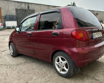 Красный Дэу Матиз, объемом двигателя 0.8 л и пробегом 200 тыс. км за 1299 $, фото 6 на Automoto.ua