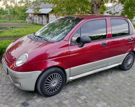 Червоний Деу Матіз, об'ємом двигуна 1 л та пробігом 280 тис. км за 1700 $, фото 1 на Automoto.ua