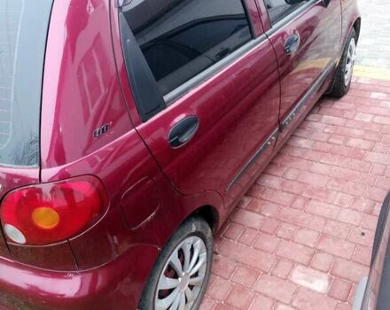 Красный Дэу Матиз, объемом двигателя 0.8 л и пробегом 186 тыс. км за 2500 $, фото 1 на Automoto.ua