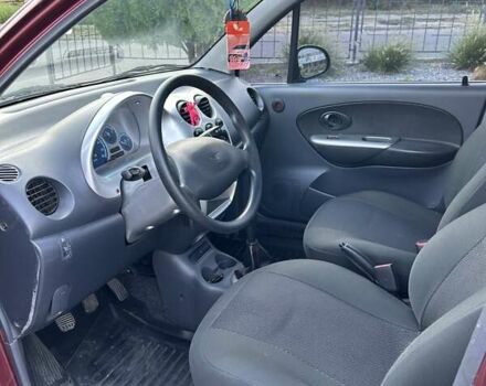 Красный Дэу Матиз, объемом двигателя 1 л и пробегом 180 тыс. км за 1650 $, фото 8 на Automoto.ua