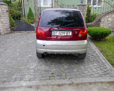 Красный Дэу Матиз, объемом двигателя 1 л и пробегом 250 тыс. км за 1350 $, фото 5 на Automoto.ua
