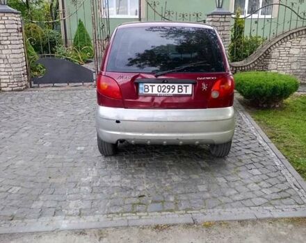 Красный Дэу Матиз, объемом двигателя 1 л и пробегом 280 тыс. км за 1700 $, фото 2 на Automoto.ua