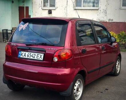 Красный Дэу Матиз, объемом двигателя 0.8 л и пробегом 163 тыс. км за 2700 $, фото 4 на Automoto.ua