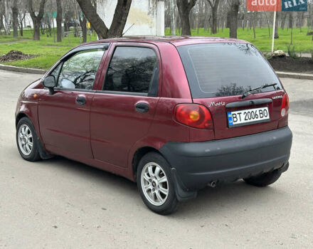 Красный Дэу Матиз, объемом двигателя 0.8 л и пробегом 155 тыс. км за 2800 $, фото 2 на Automoto.ua