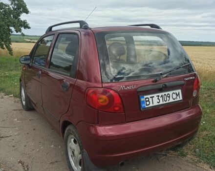 Красный Дэу Матиз, объемом двигателя 0.8 л и пробегом 169 тыс. км за 2700 $, фото 5 на Automoto.ua