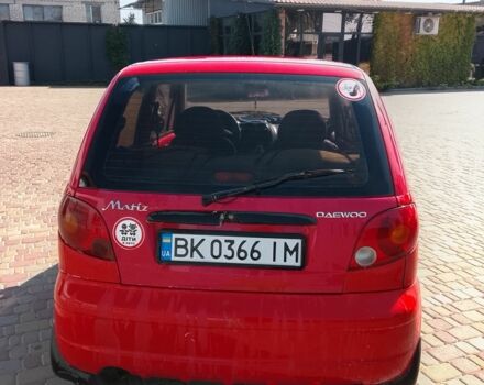 Красный Дэу Матиз, объемом двигателя 0.8 л и пробегом 100 тыс. км за 1700 $, фото 2 на Automoto.ua