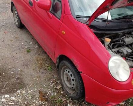 Красный Дэу Матиз, объемом двигателя 0.8 л и пробегом 234 тыс. км за 1200 $, фото 8 на Automoto.ua