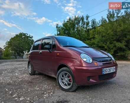 Красный Дэу Матиз, объемом двигателя 0.8 л и пробегом 118 тыс. км за 3000 $, фото 1 на Automoto.ua