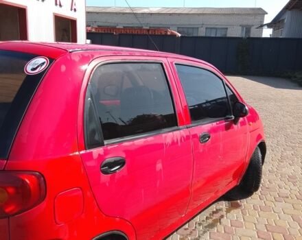 Красный Дэу Матиз, объемом двигателя 0.8 л и пробегом 100 тыс. км за 1700 $, фото 3 на Automoto.ua