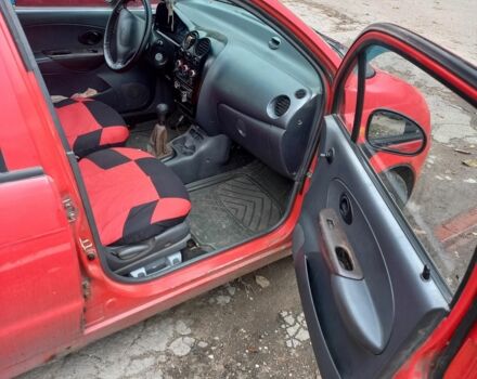 Красный Дэу Матиз, объемом двигателя 0.8 л и пробегом 151 тыс. км за 1500 $, фото 8 на Automoto.ua