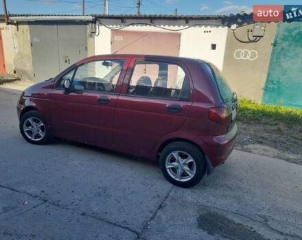 Красный Дэу Матиз, объемом двигателя 0.8 л и пробегом 122 тыс. км за 2750 $, фото 2 на Automoto.ua