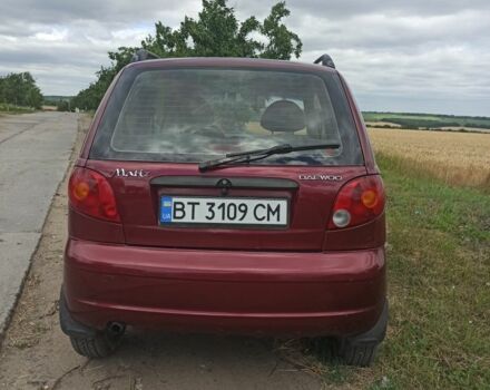 Красный Дэу Матиз, объемом двигателя 0.8 л и пробегом 169 тыс. км за 2700 $, фото 4 на Automoto.ua