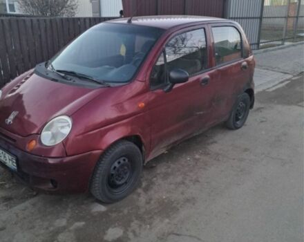 Красный Дэу Матиз, объемом двигателя 0.8 л и пробегом 86 тыс. км за 750 $, фото 1 на Automoto.ua