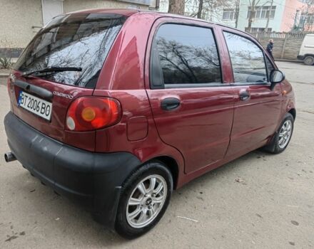 Красный Дэу Матиз, объемом двигателя 0.8 л и пробегом 2 тыс. км за 2000 $, фото 4 на Automoto.ua