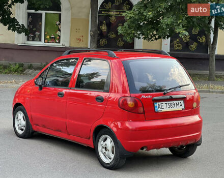 Красный Дэу Матиз, объемом двигателя 0.8 л и пробегом 157 тыс. км за 1500 $, фото 5 на Automoto.ua