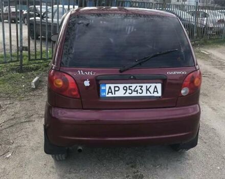 Красный Дэу Матиз, объемом двигателя 0.8 л и пробегом 162 тыс. км за 2500 $, фото 13 на Automoto.ua