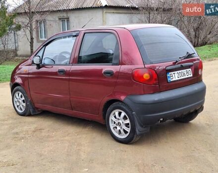 Красный Дэу Матиз, объемом двигателя 0.8 л и пробегом 155 тыс. км за 2800 $, фото 3 на Automoto.ua