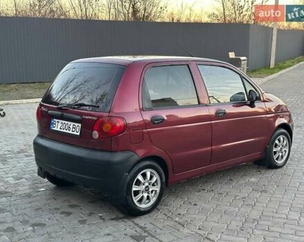 Красный Дэу Матиз, объемом двигателя 0.8 л и пробегом 155 тыс. км за 2800 $, фото 4 на Automoto.ua