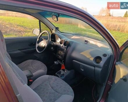 Красный Дэу Матиз, объемом двигателя 0.8 л и пробегом 138 тыс. км за 2500 $, фото 18 на Automoto.ua