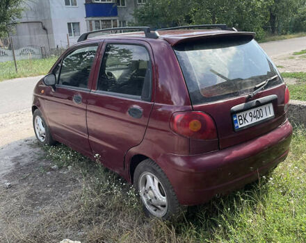 Червоний Деу Матіз, об'ємом двигуна 0.8 л та пробігом 370 тис. км за 1600 $, фото 2 на Automoto.ua