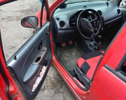 Красный Дэу Матиз, объемом двигателя 0.8 л и пробегом 151 тыс. км за 1500 $, фото 6 на Automoto.ua