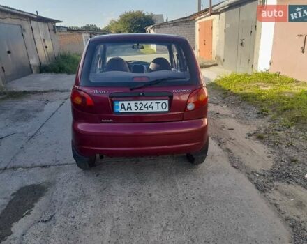Красный Дэу Матиз, объемом двигателя 0.8 л и пробегом 122 тыс. км за 2750 $, фото 12 на Automoto.ua