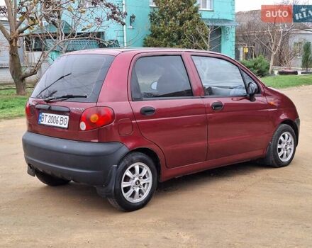 Красный Дэу Матиз, объемом двигателя 0.8 л и пробегом 155 тыс. км за 2800 $, фото 7 на Automoto.ua