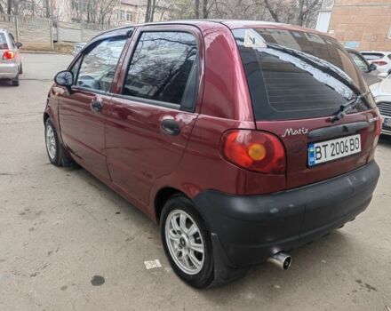 Красный Дэу Матиз, объемом двигателя 0.8 л и пробегом 2 тыс. км за 2000 $, фото 3 на Automoto.ua