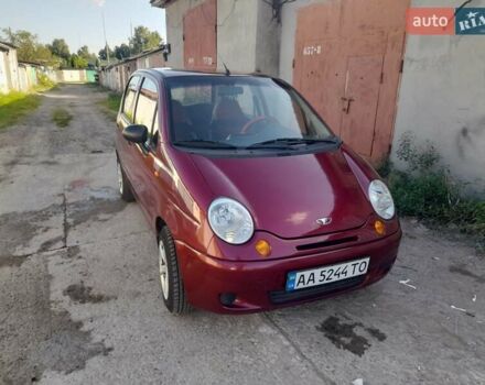 Красный Дэу Матиз, объемом двигателя 0.8 л и пробегом 122 тыс. км за 2750 $, фото 5 на Automoto.ua