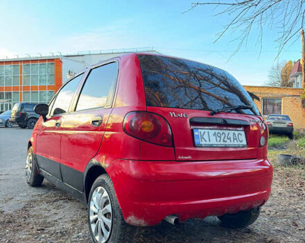 Красный Дэу Матиз, объемом двигателя 0.8 л и пробегом 180 тыс. км за 1950 $, фото 8 на Automoto.ua