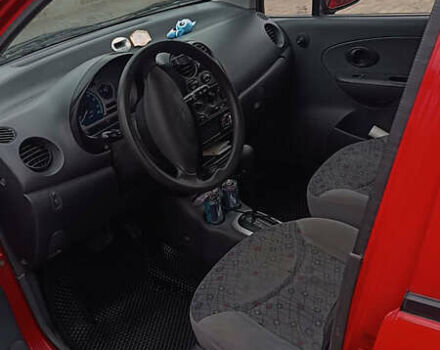 Красный Дэу Матиз, объемом двигателя 0.8 л и пробегом 95 тыс. км за 2499 $, фото 7 на Automoto.ua