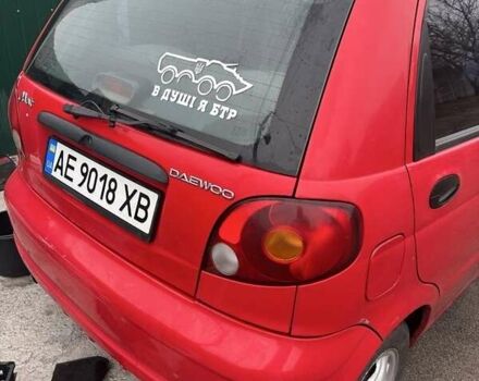 Красный Дэу Матиз, объемом двигателя 0.8 л и пробегом 132 тыс. км за 2200 $, фото 6 на Automoto.ua